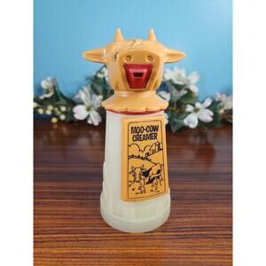 Vintage Whirley Industries Moo Cow Creamer Dispenser Dairy Farmhouse Cottage